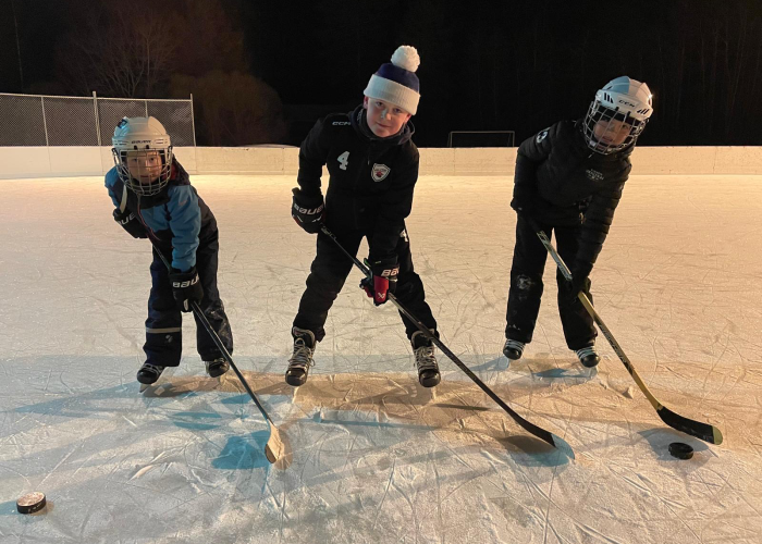 Lusin jäällä on hyvä pelata!